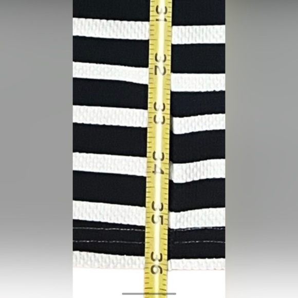 Sharagano Dress Blue & White Striped Dress Size‎ 10 E17 - Picture 5 of 6